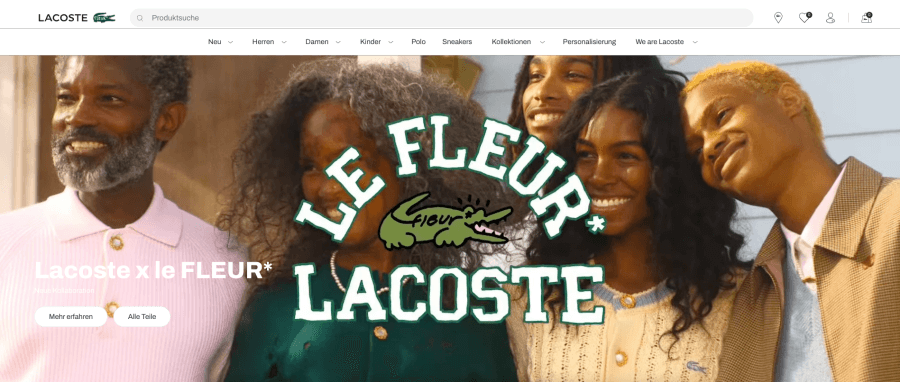 Lacoste Online shop